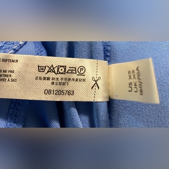 New Free People FP Movement Blue XS Leggings Strappy Bottoms NWT Yoga Jogging - Picture 14 of 16